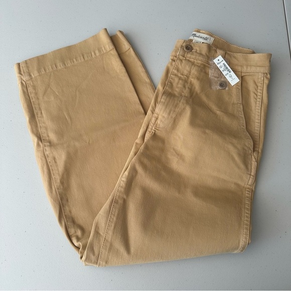 NWT Madewell The Perfect Vintage Wide-Leg Pant in Desert Dune 25 - Picture 1 of 10